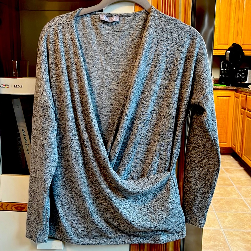 Gray blouse